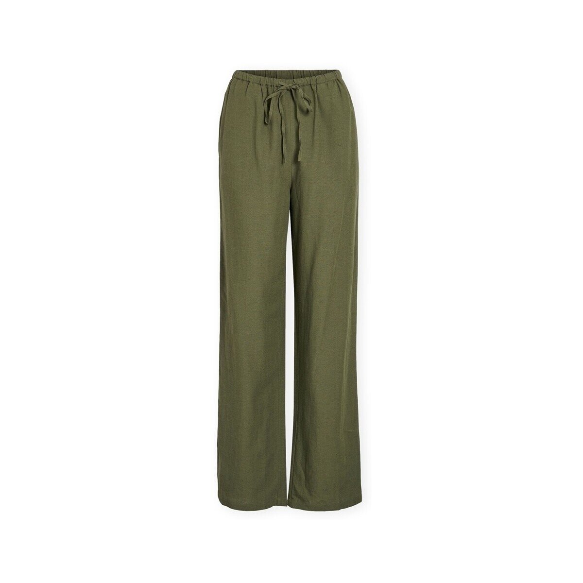 Vila Îmbracaminte Noos Prisilla Trousers - Olivine