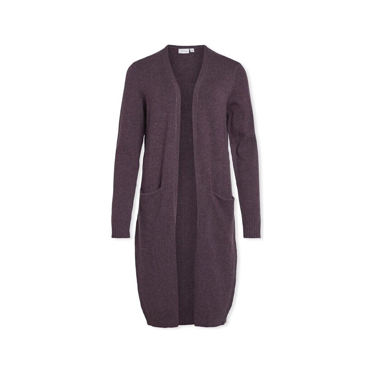 Vila Îmbracaminte Noos Ril Long Cardigan - Plum Perfect