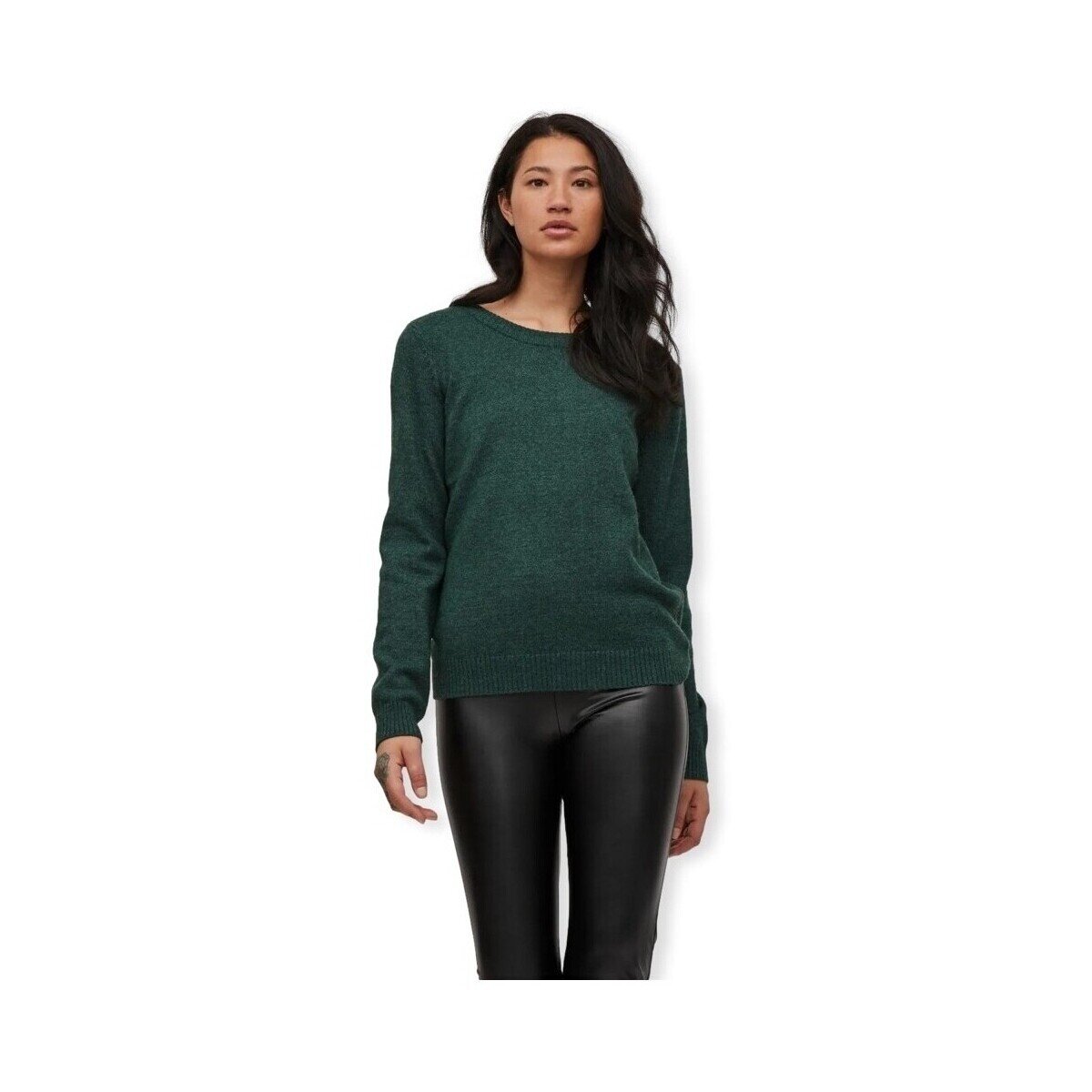 Vila Îmbracaminte Noos Ril O-Neck Knit - Pineneedle