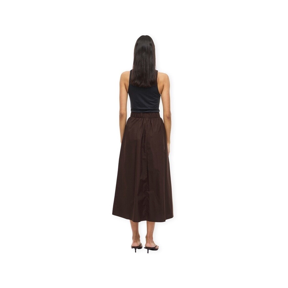 Vila Îmbracaminte Noos Sophie Skirt - Coffee Bean