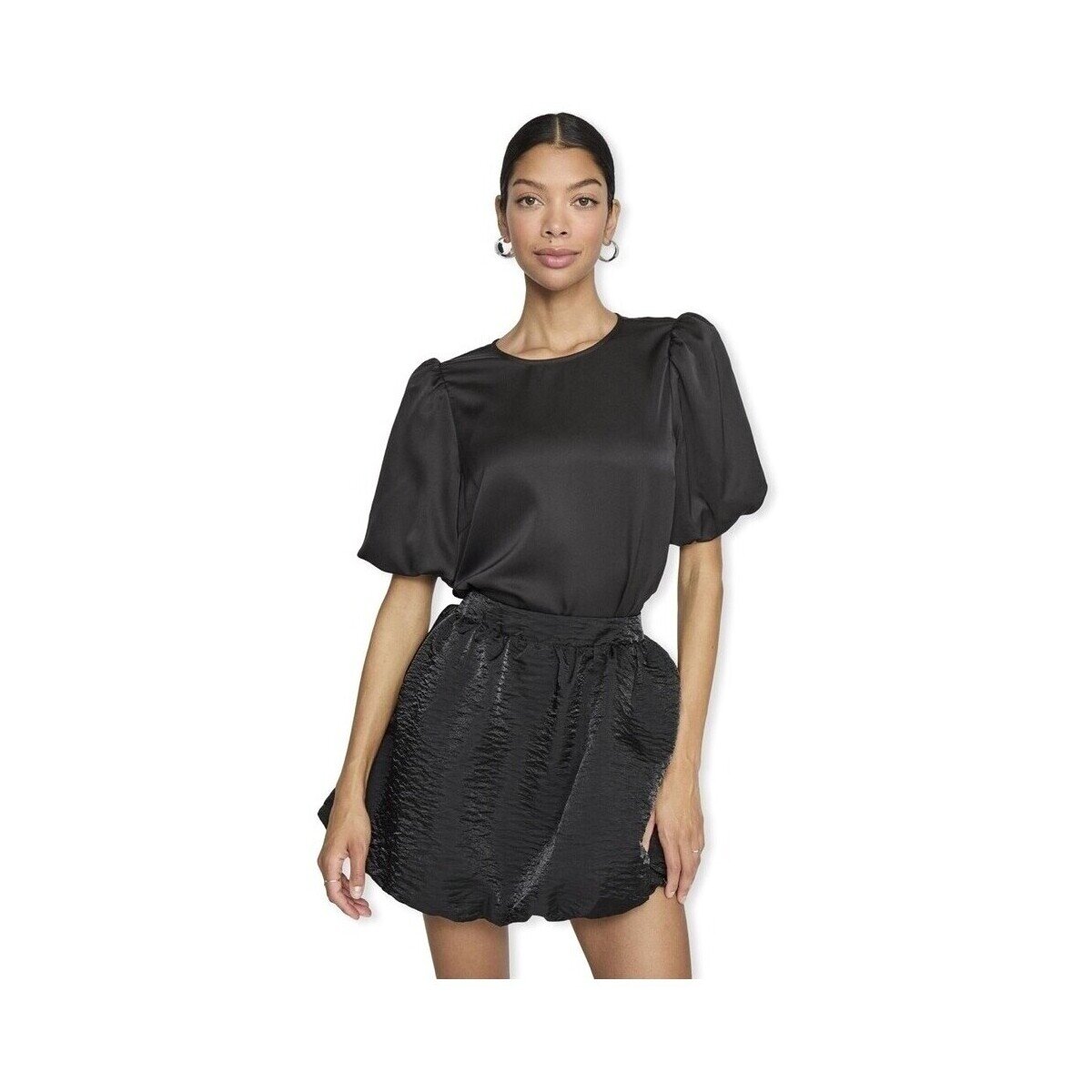 Vila Îmbracaminte Noos Top Ellette - Black