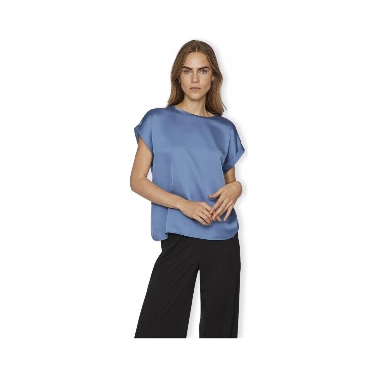 Vila Îmbracaminte Noos Top Ellette - Coronet Blue
