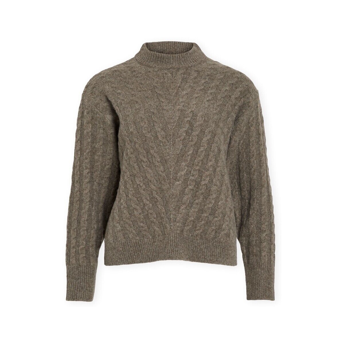 Vila Îmbracaminte Relli Highneck Knit - Falcon