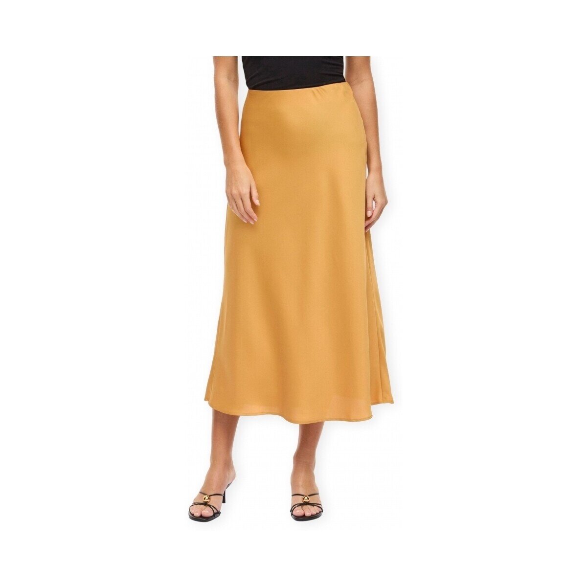 Vila Îmbracaminte Saia Elette Skirt - Amber Gold
