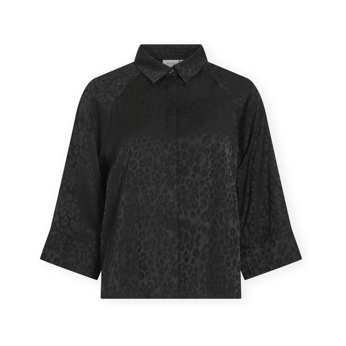 Vila Îmbracaminte Salina Shirt - Black Beauty