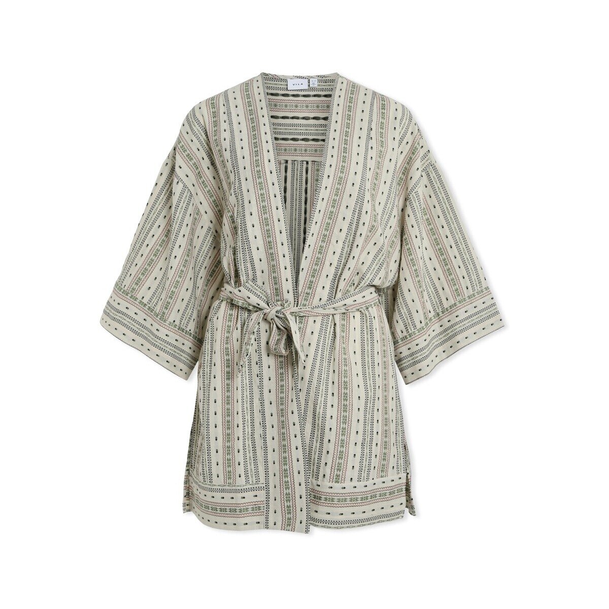 Vila Îmbracaminte Senso Kimono - Birch/Embroidery