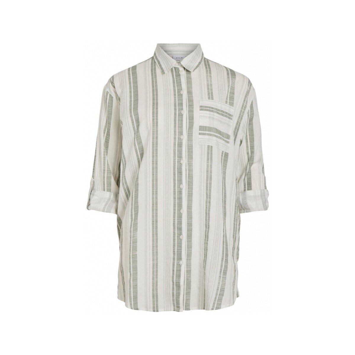 Vila Îmbracaminte Shirt Etni New Long - Cloud Dancer