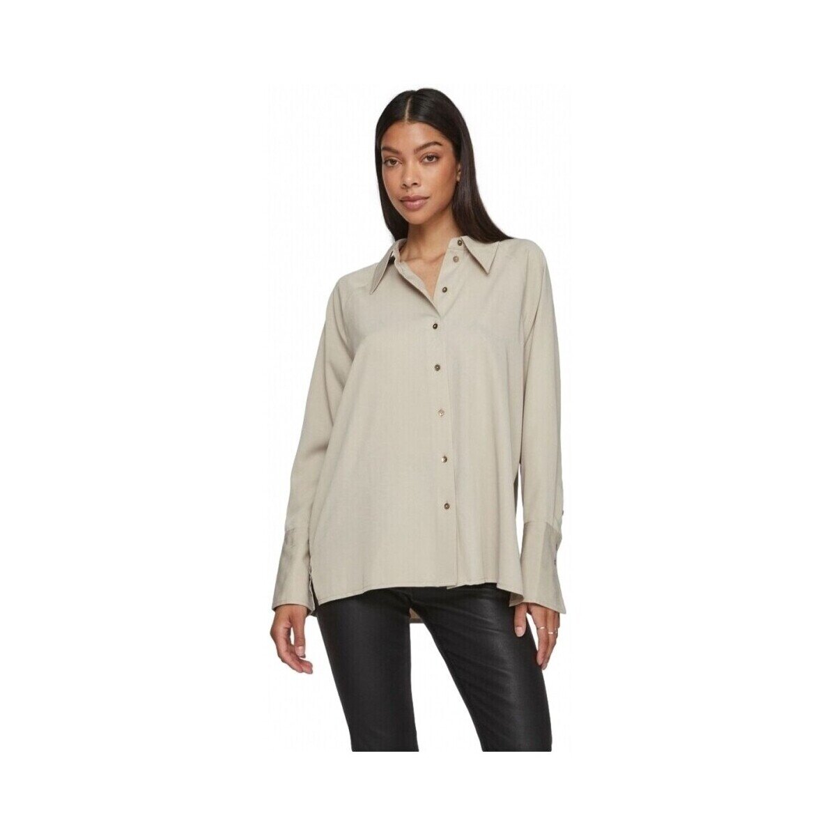 Vila Îmbracaminte Shirt Storia L/S - Feather Grey