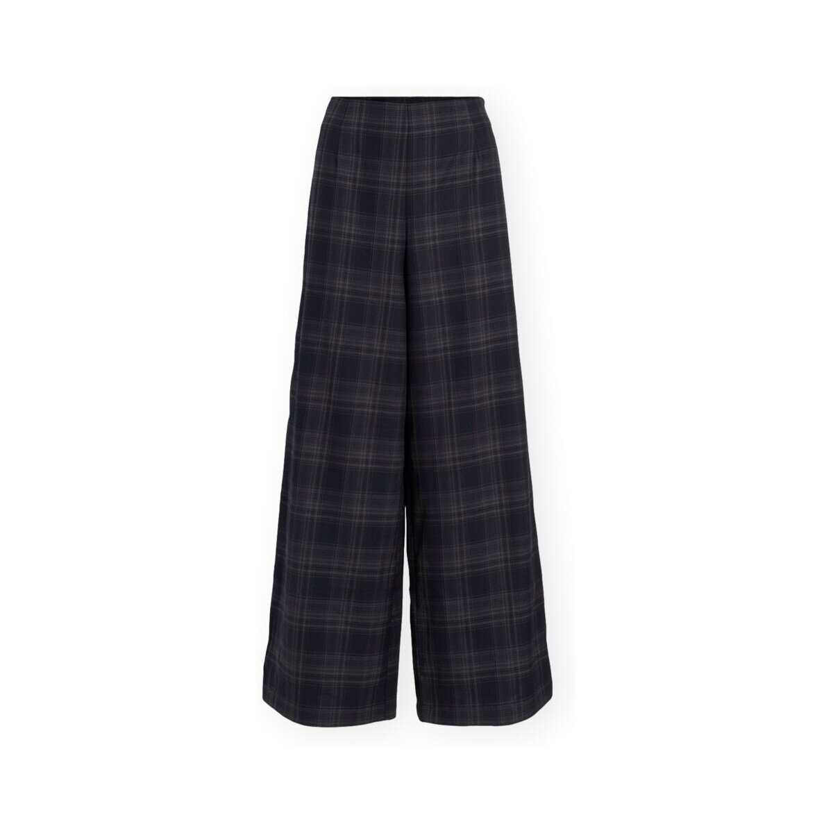 Vila Îmbracaminte Sina Wide Trousers - Navy Blazer/Checks