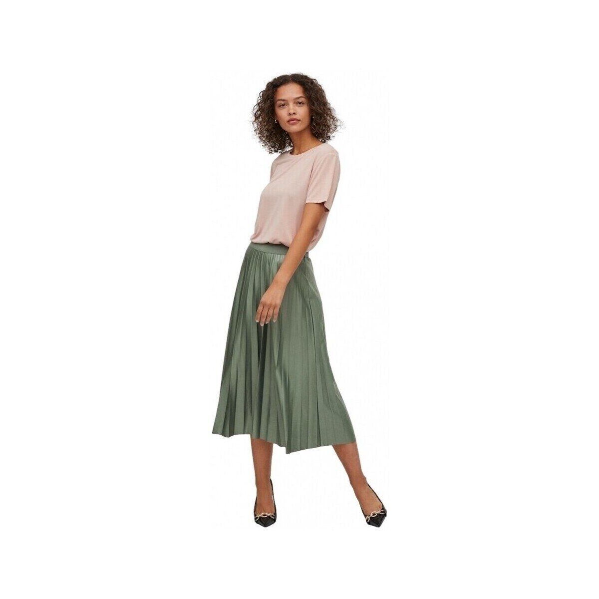 Vila Îmbracaminte Skirt Nitban - Laurel Wreath
