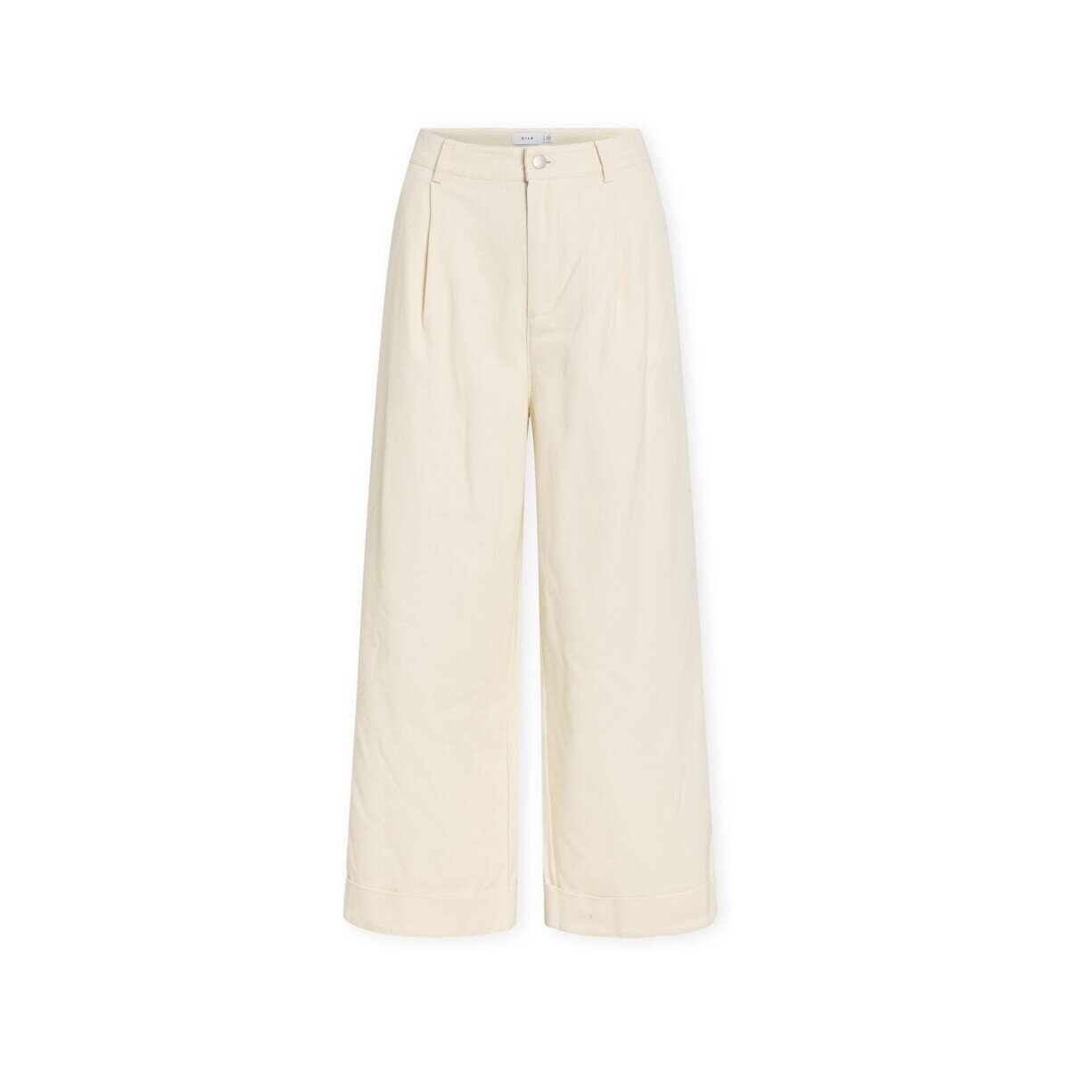 Vila Îmbracaminte Talia Wide Trousers - Birch