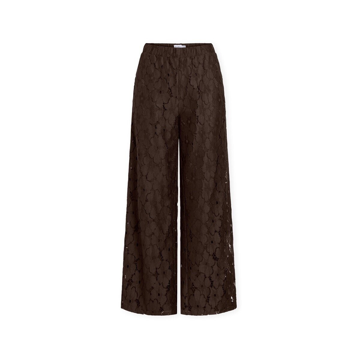 Vila Îmbracaminte Tonato Wide Trousers - Coffee Bean