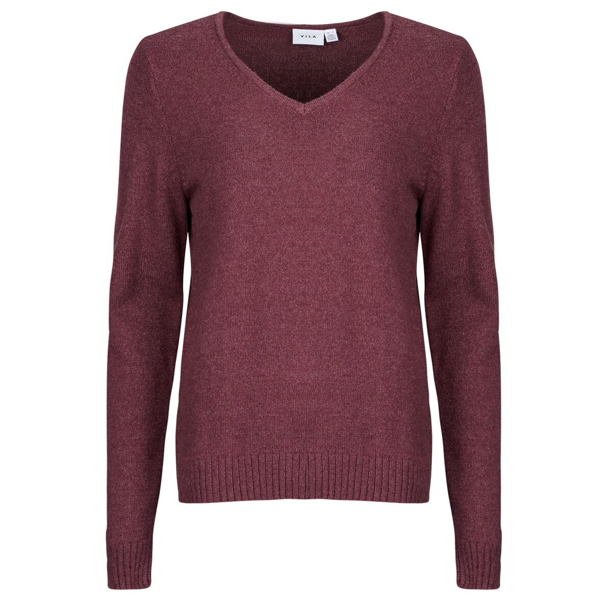 Vila Îmbracaminte VIRIL V-NECK L/S