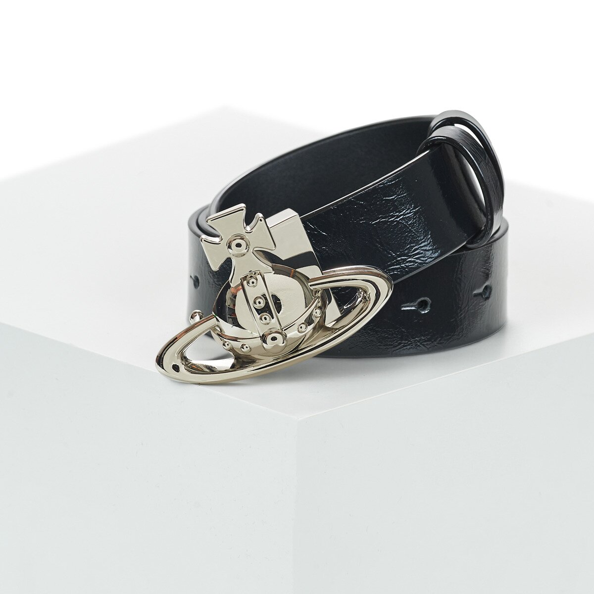Vivienne Westwood Accesorii textile ORB BUCKLE BELT REVERSIBLE