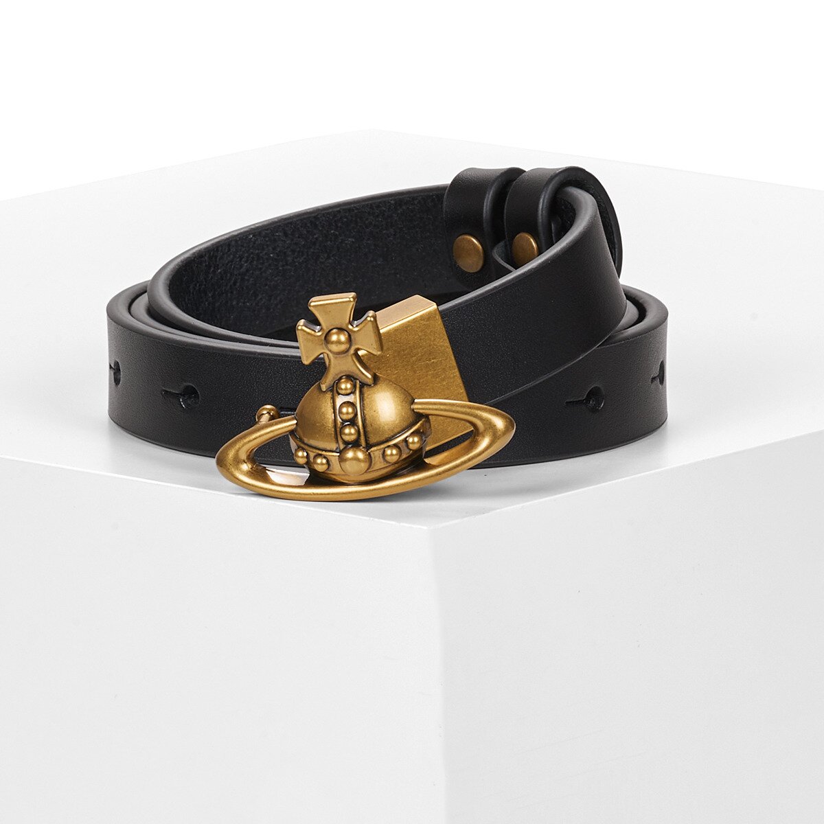 Vivienne Westwood Accesorii textile SMALL ORB BUCKLE BELT