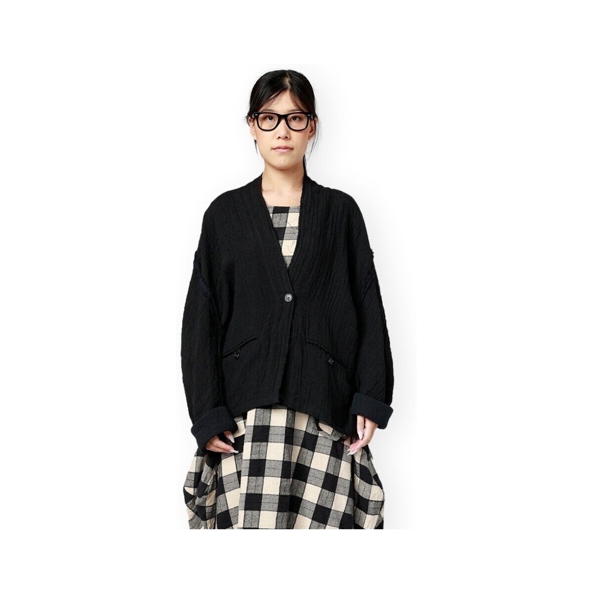 Wendy Trendy Îmbracaminte Coat 260092 - Black