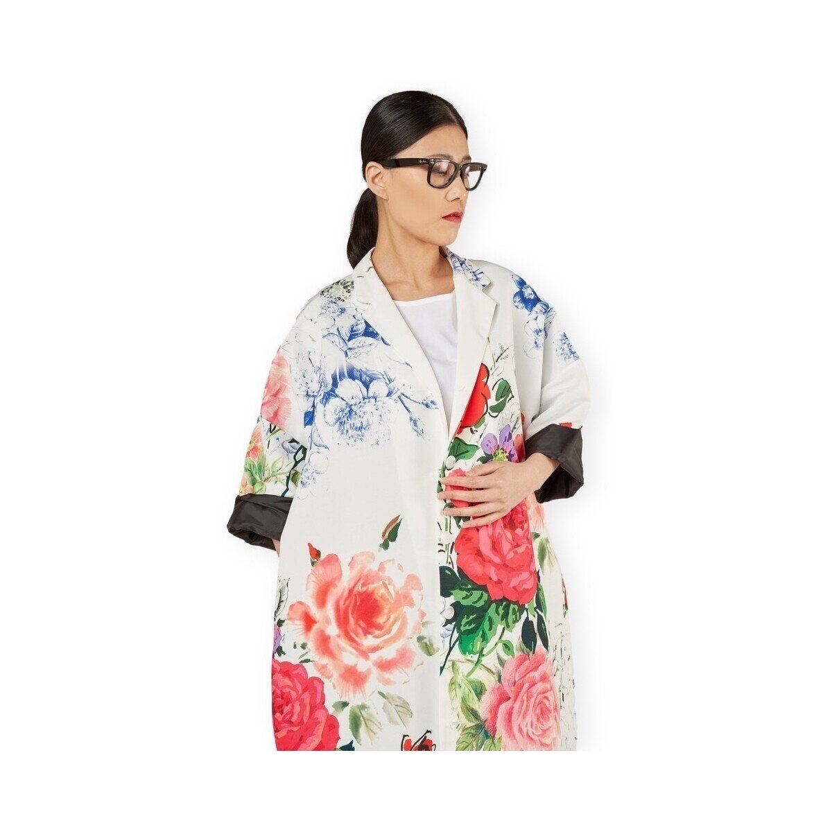 Wendy Trendy Îmbracaminte Jacket 224040 - White/Floral
