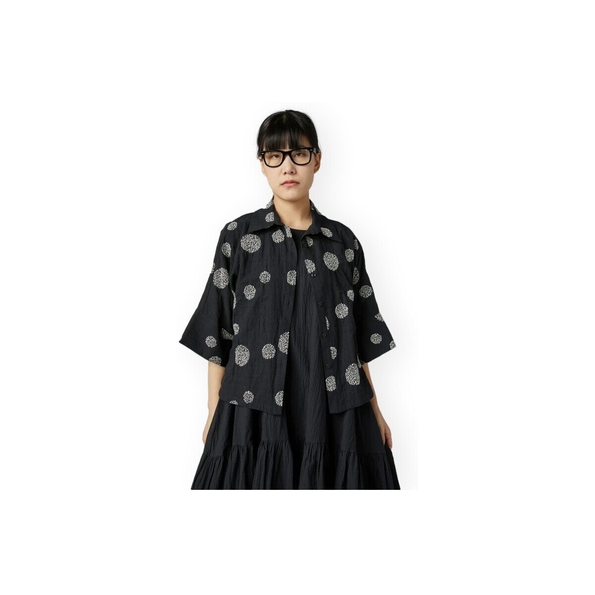 Wendy Trendy Îmbracaminte Shirt 240797 - Black/White