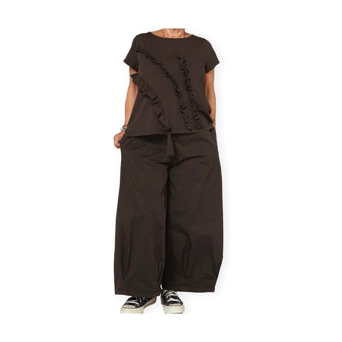 Wendy Trendy Îmbracaminte Top 226039 - Brown