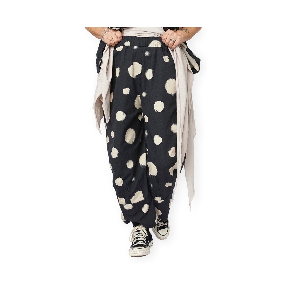 Wendy Trendy Îmbracaminte Trousers 826049 - Black Dot