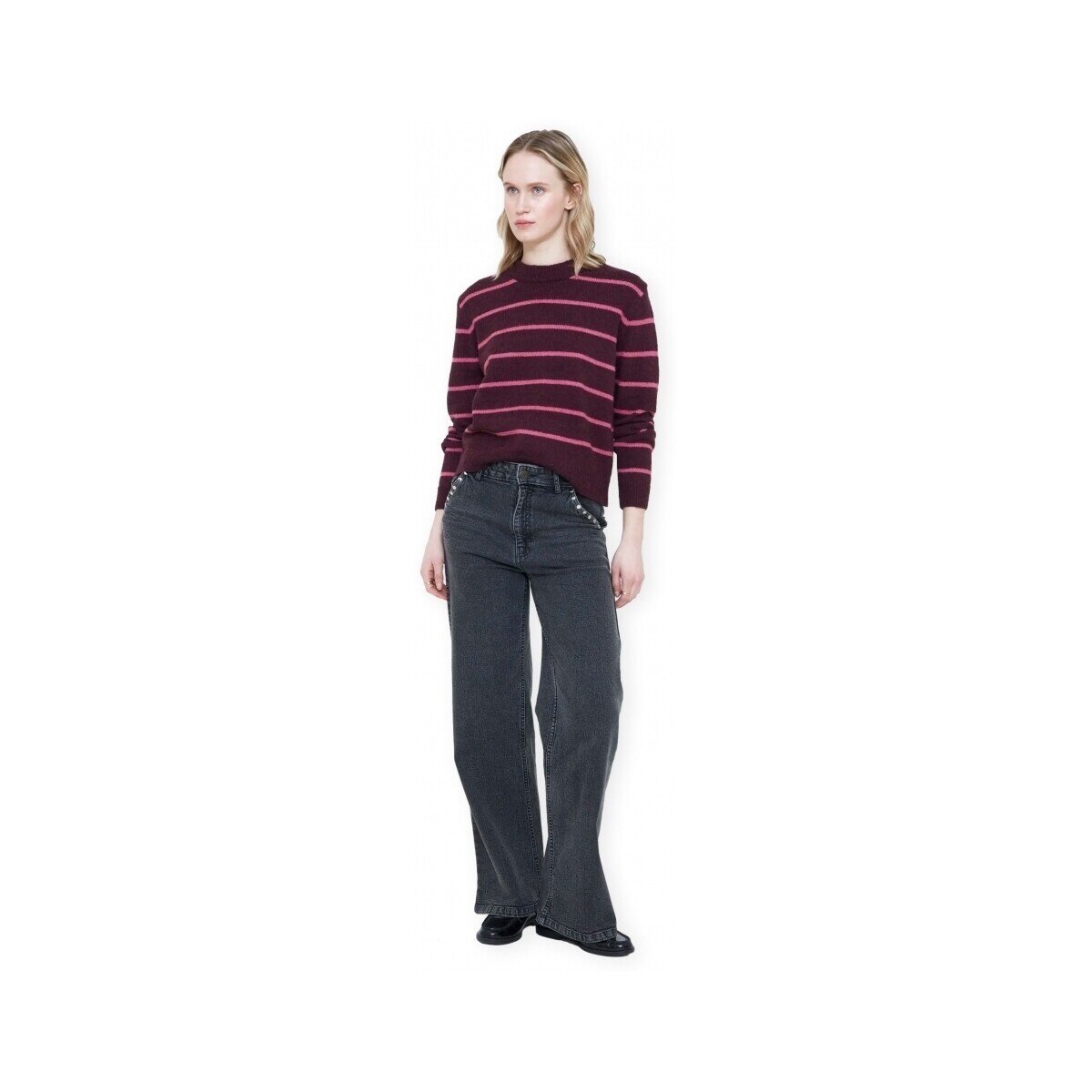Wild Pony Îmbracaminte 10636 Knit - Aubergine/Pink