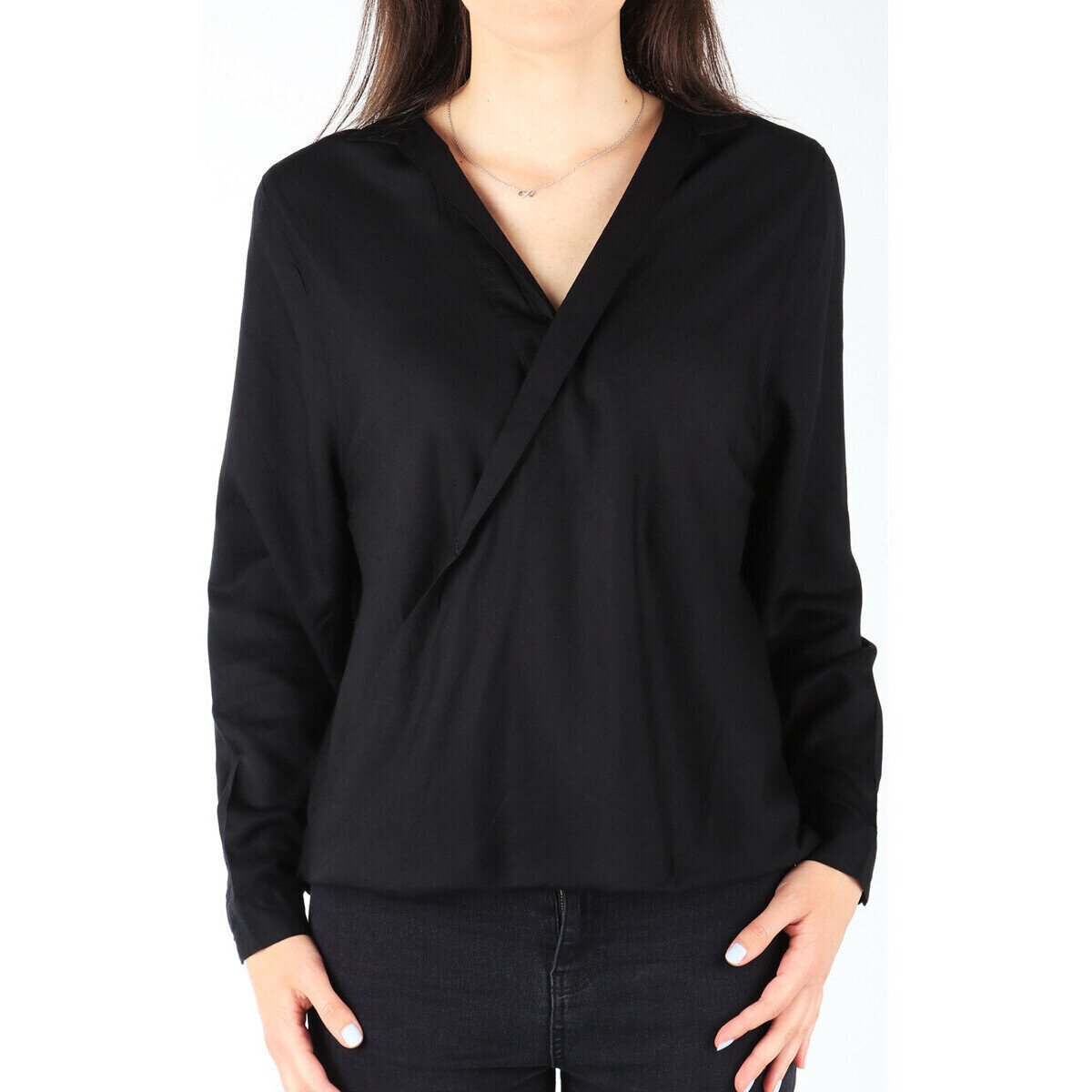 Wrangler Îmbracaminte L/S Wrap Shirt Black W5180BD01