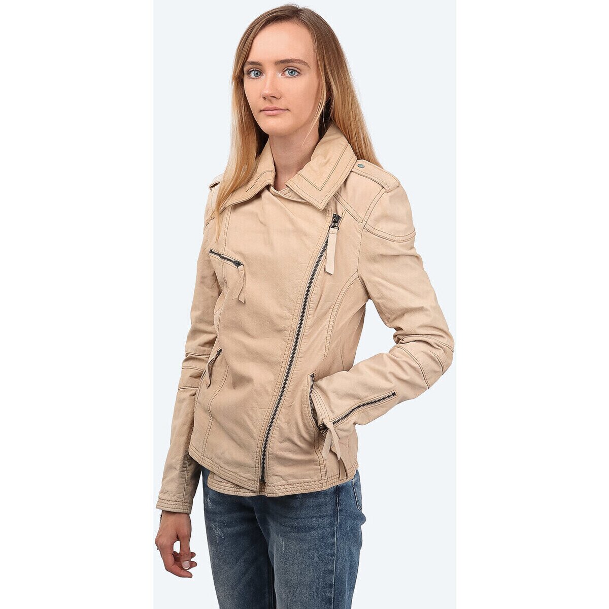 Wrangler Îmbracaminte Wmns Buffalo Leather Jacket W4003ZB29