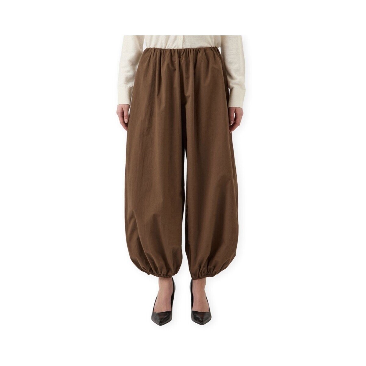 Y.a.s Îmbracaminte YAS Billo Balloon Trousers - Teak