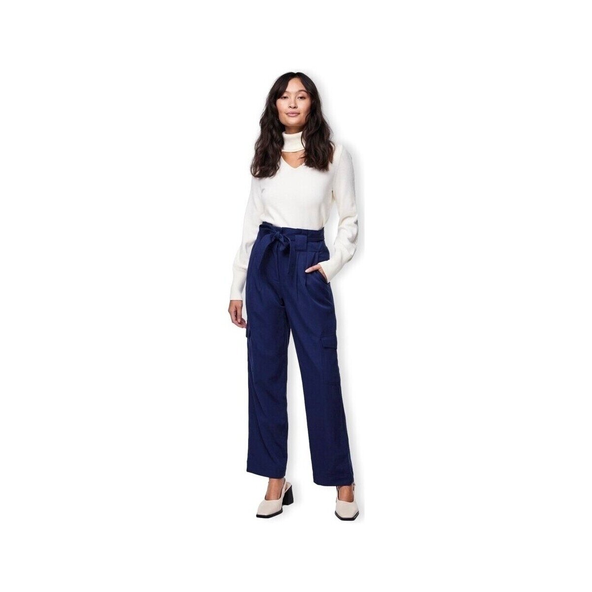 Y.a.s Îmbracaminte YAS Cargi Trousers - Dress Blues
