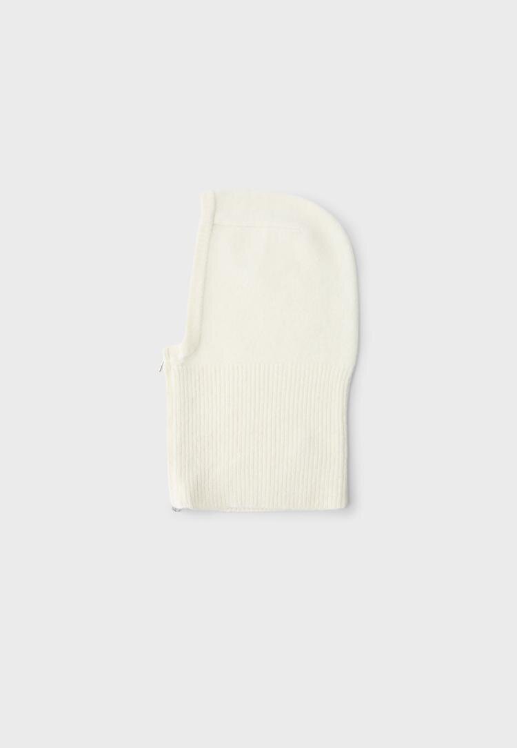 Stradivarius Balaclavă Cu Fermoar Ecru Os