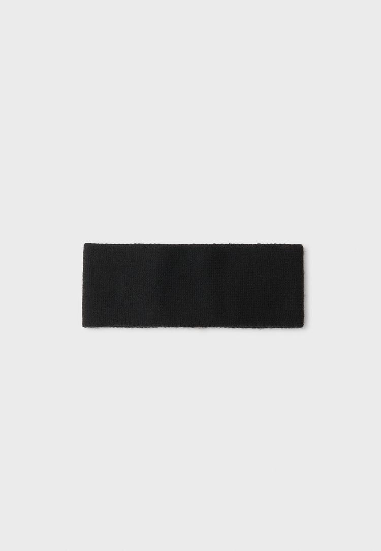 Stradivarius Bentiță Din Tricot Negru Os