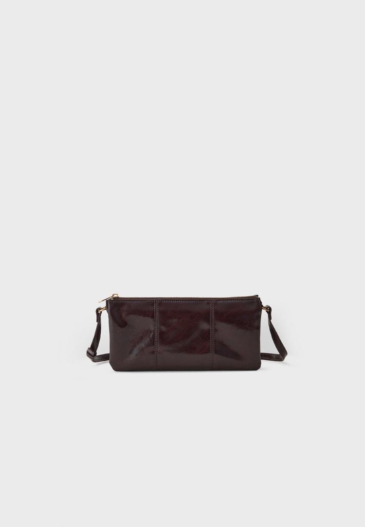 Stradivarius Geantă Crossbody Retro Maro Os