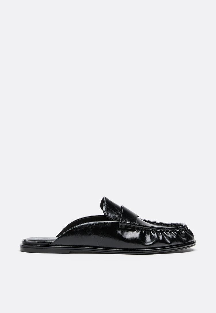 Stradivarius Mocasini Decupați Negru 39