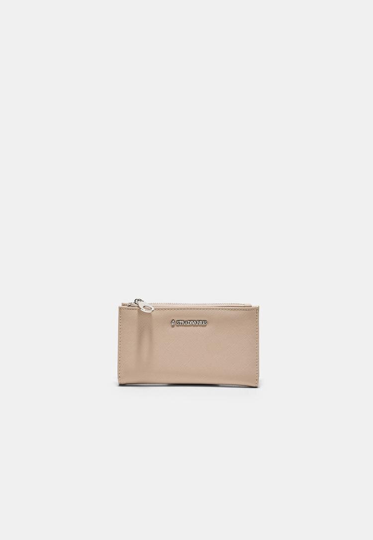Stradivarius Portofel Simplu Cu Fermoar Transparente Os