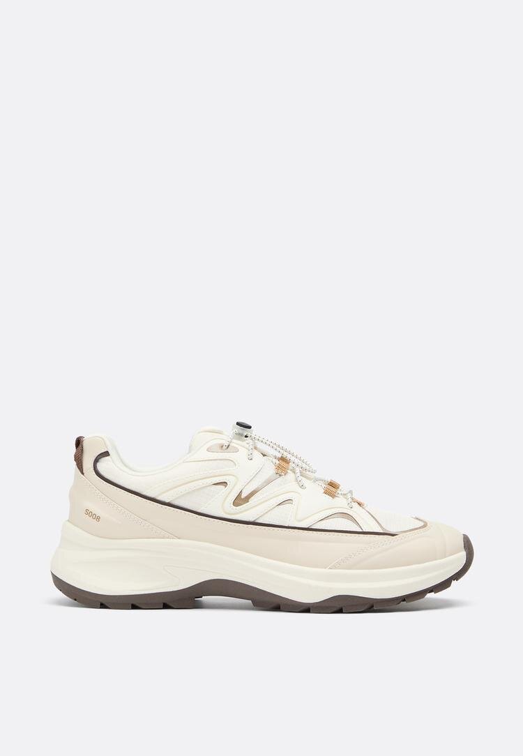 Stradivarius S008 Pantofi Sport Track Crem 35