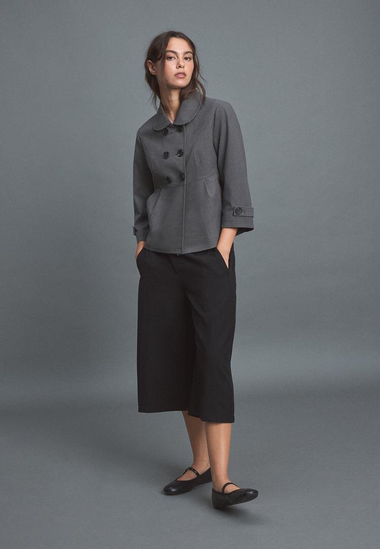 Stradivarius Sacou Retro Gri L