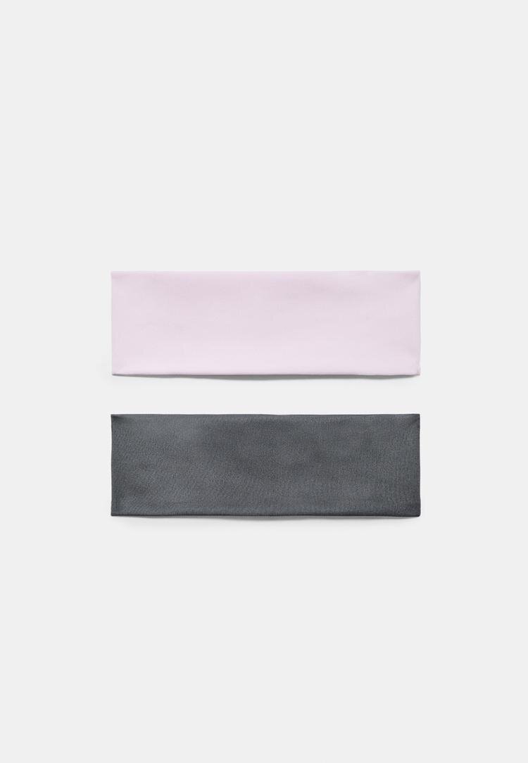 Stradivarius Set 2 Benzi De Blană Roz Pastel Os
